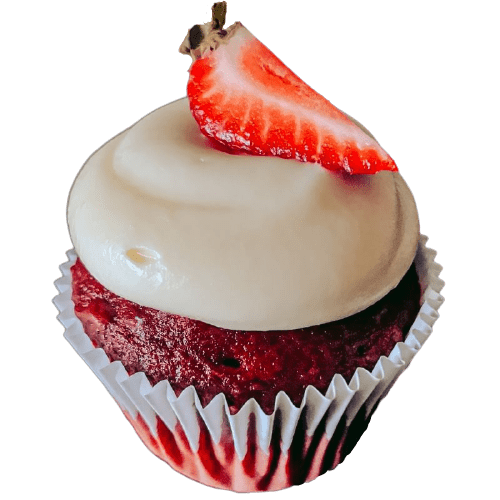 red velvet cupcake from a calgary home baker