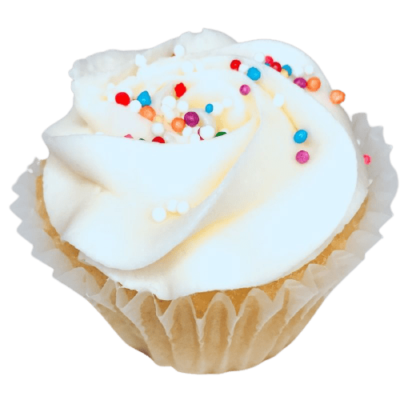 vanilla cupcake from a calgary home baker