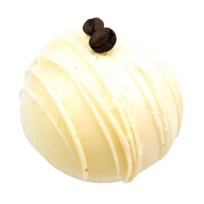 Calgary's best selection of hot chocolate bomb flavours White Chocolate Mocha