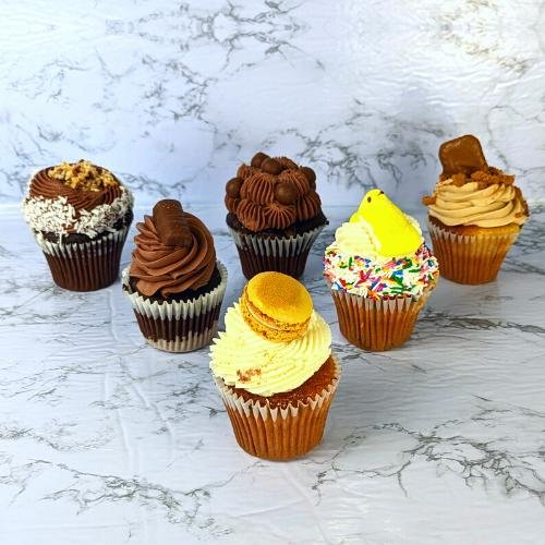 Gourmet cupcakes pack with 6 flavours from kakes & kanvas