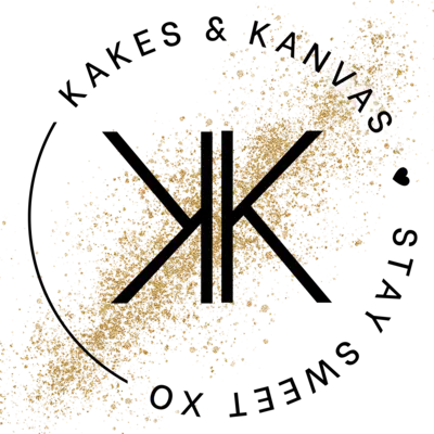 Kakes & Kanvas logo glitter