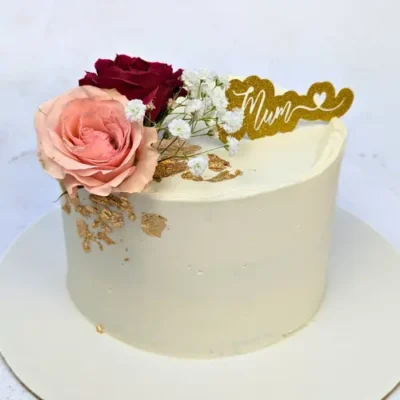 Mother's day cake with florals